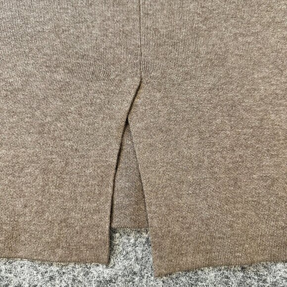 J.Jill Pure Jill Textured Knit Pull-On Skirt WMNS L Neutral Midi Soft Timeless - Picture 4 of 11